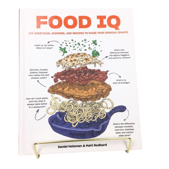 Food IQ 100 Questions, Answers and Recipes to Raise Your Cooking Smarts Holzman - Picture 1 of 12